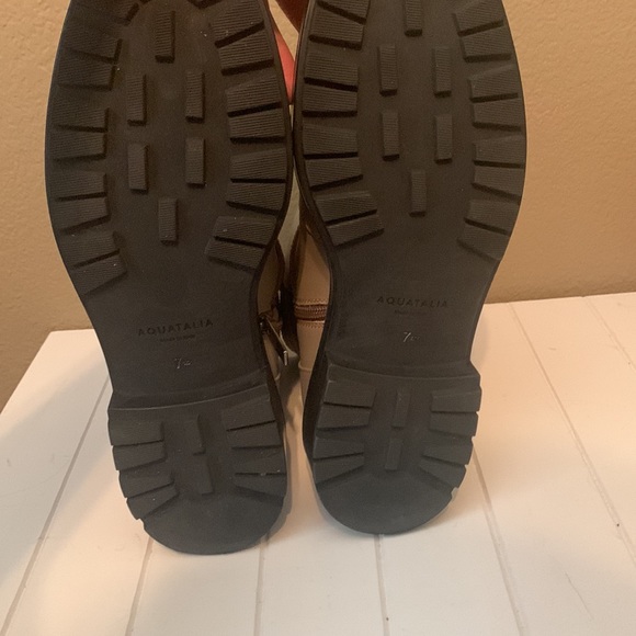 Aquatalia lillie top grain leather motorcycle boot size - Picture 6 of 10